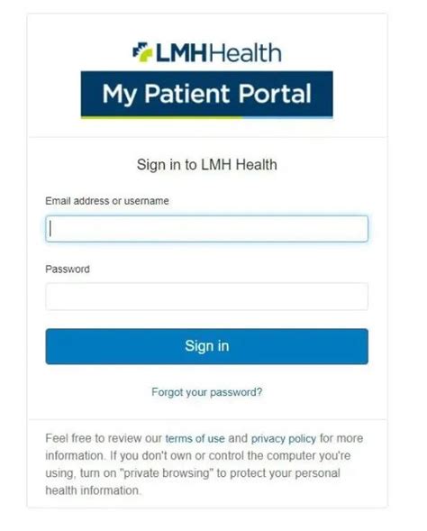 Lmh my patient portal - Pay Your Bill. Gain online access to a simple, up-to-date summary of your account, useful resources that answer your billing questions, and an easy way to conveniently view, manage, and pay your bill online. Go to Online Bill Pay. 